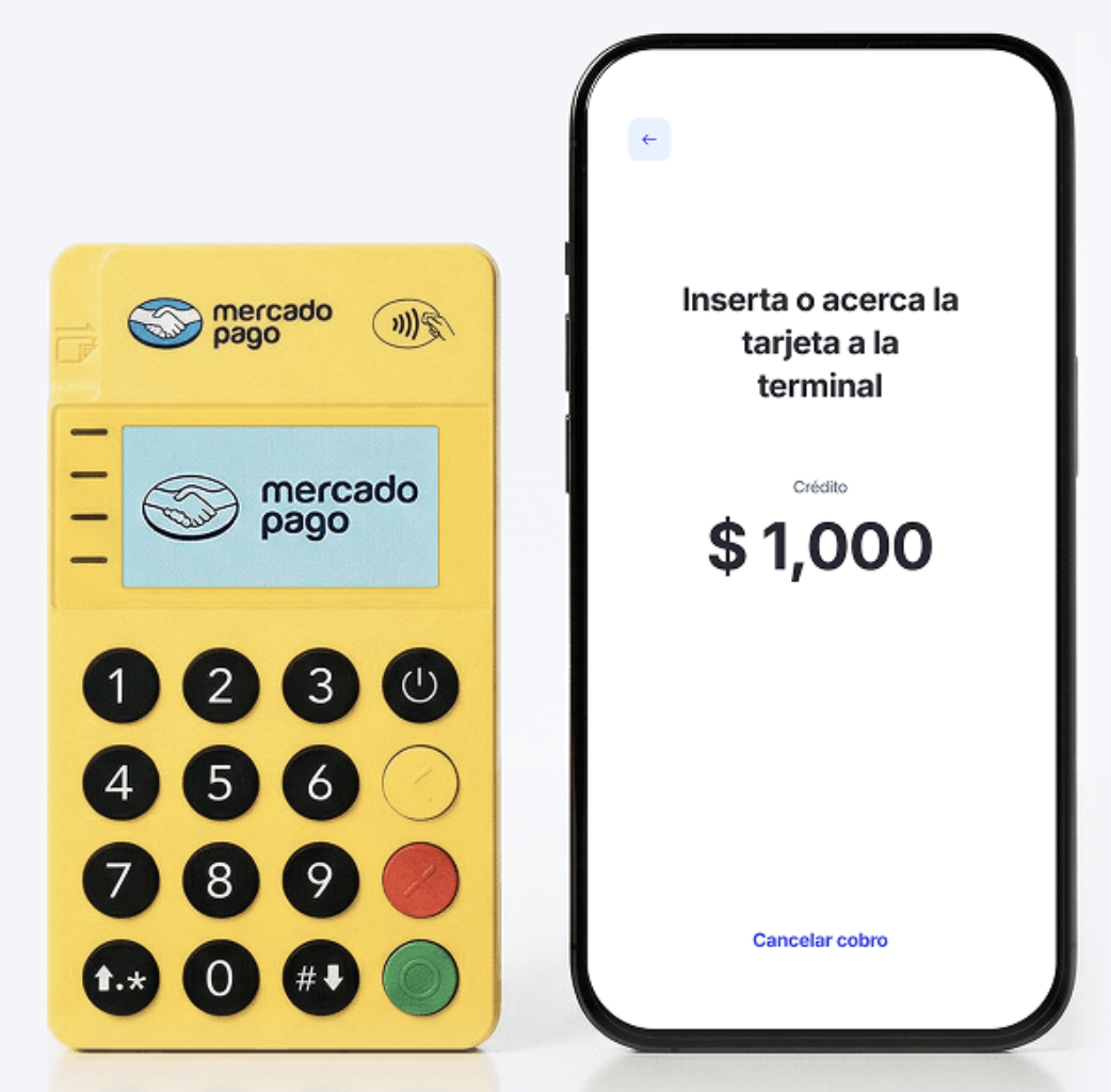 Terminal Point Mini Mercado Pago para cobrar con tarjeta